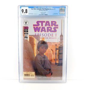 STAR WARS EPISODE 1 THE PHANTOM MENACE #2 CGC 9.8 WHITE PAGES